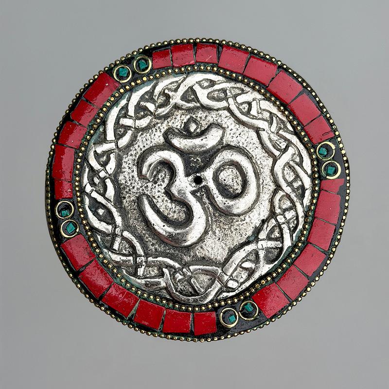 جاعودى دستساز طرح ام (صدف،برنج كوب و سنگ تزئينى)