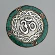 جاعودى دستساز طرح ام (صدف،برنج كوب و سنگ تزئينى)