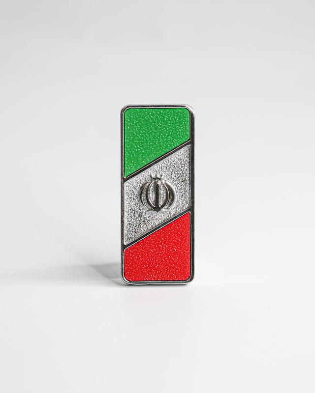 پیکسل فلزی طرح پرچم ایران