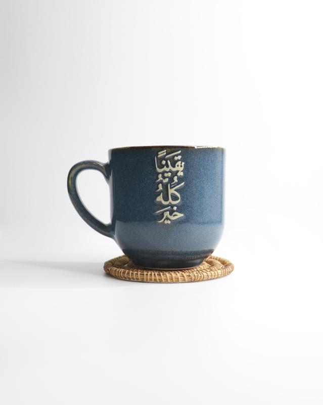 ماگ سیره ( دسته‌دار،طرح یقیناً )، رنگ آبی پارسی