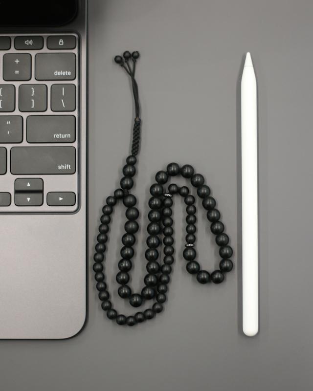 تسبیح سلوک از جنس سنگ اونیکس