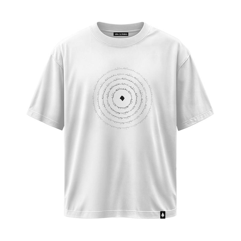 تیشرت طرح نقطه رنگ سفید (کالکشن جدید)