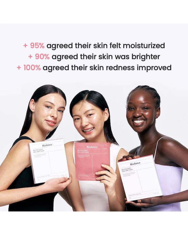 ماسک جوانساز و آبرسان بیو کلاژن بیودنس BIODANCE Bio-Collagen Real Deep Mask