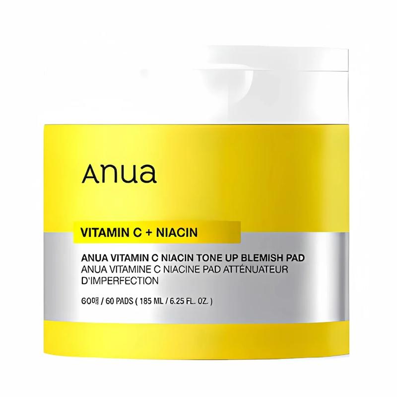 پد تونر روشن کننده ویتامین سی آنوا Anua Vitamin C Niacin Tone Up Blemish Pad