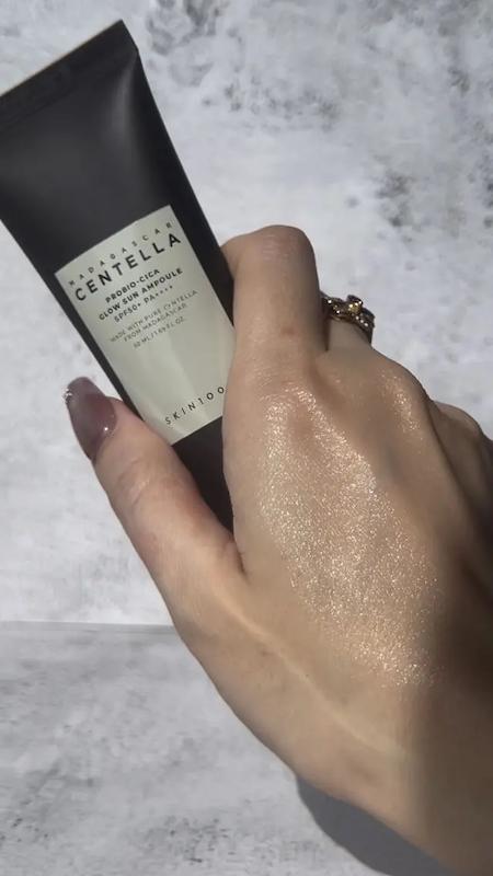 ضد آفتاب تقویت کننده و درخشان کننده پروبیو سیکا اسکین 1004 | SKIN1004 Madagascar Centella Probio-cica Glow Sun Ampoule