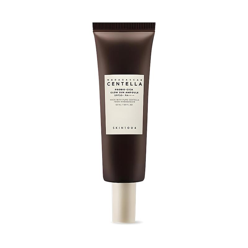 ضد آفتاب تقویت کننده و درخشان کننده پروبیو سیکا اسکین 1004 | SKIN1004 Madagascar Centella Probio-cica Glow Sun Ampoule