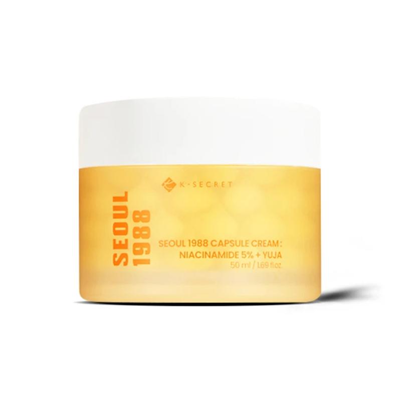 کرم کپسولی یوجا نیاسینامید 5% کی سکرت ضد لک و روشن کننده پوست | K-SECRET SEOUL 1988 Capsule Cream Niacinamide 5% + Yuja 