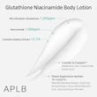 لوسیون بدن گلوتاتیون و نیاسینامید ای‌پی‌ال‌بی ضد لک و روشن کننده پوست | APLB Glutathione Niacinamide Body Lotion