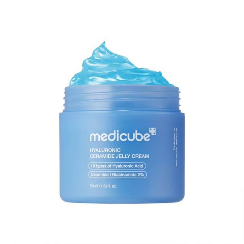 ژل کرم هیالورونیک اسید و سراماید مدی کیوب | Medicube Hyaluronic Ceramide Jelly Cream