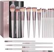 ست براش آرایشی ۱۸ تکه بی‌اس‌مال با کیف مشکی |  BS-MALL 18 Pcs Professional Makeup Brush Set with Black Case