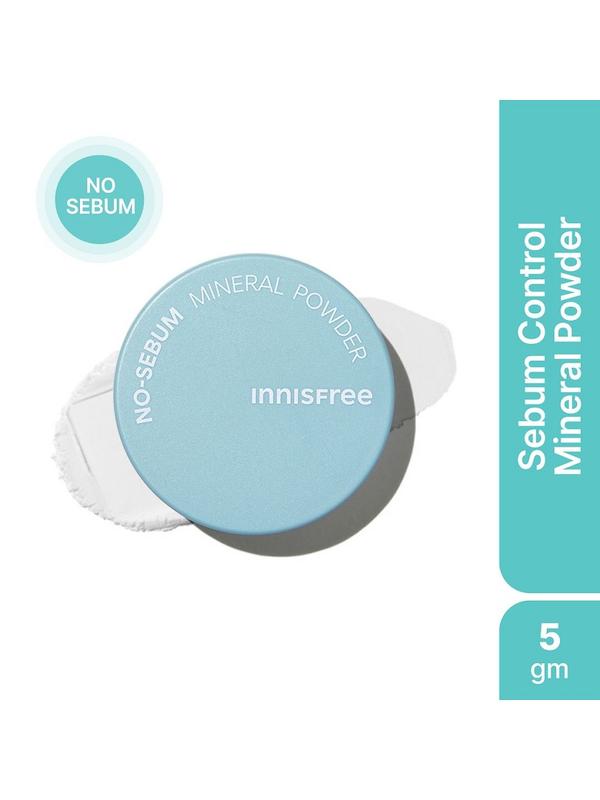 پودر مینرال کنترل چربی نو سبوم اینیسفری | innisfree No-Sebum Mineral Powder