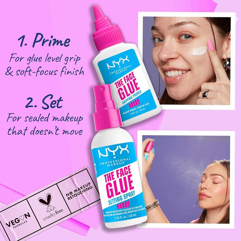 اسپری فیکس 24 ساعته نیکس | NYX PROFESSIONAL MAKEUP The Face Glue Setting Spray