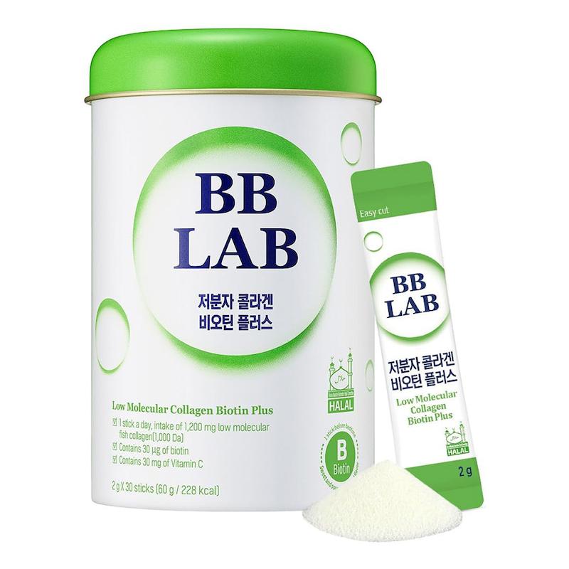 پودر بیوتین پلاس و کلاژن ریز مولکولی بی بی لب | BB LAB Low Molecular Collagen Biotin Plus