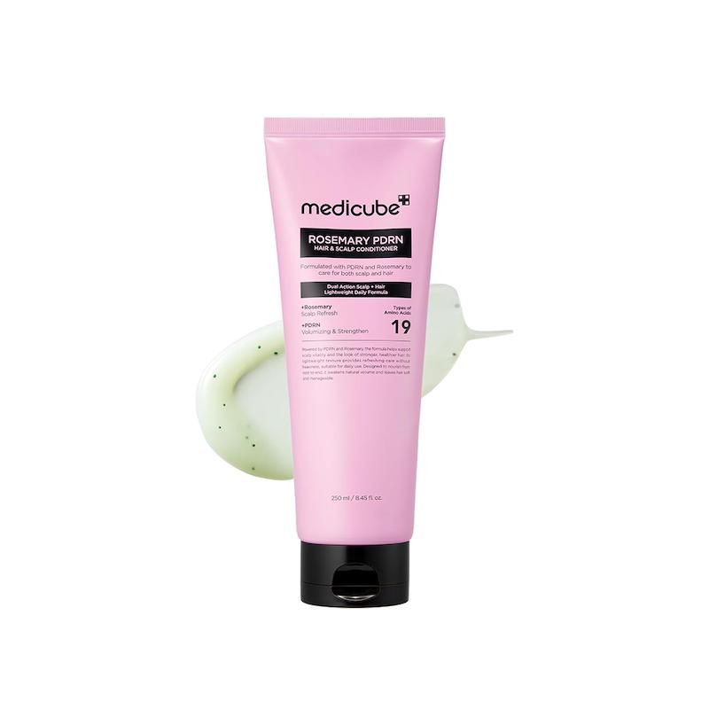نرم کننده مو و پوست سر رزماری و PDRN مدی کیوب | Medicube Rosemary PDRN Hair & Scalp Conditioner