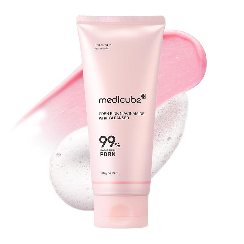 شوینده فومی PDRN و نیاسینامید مدی‌کیوب | MEDICUBE PDRN Pink Niacinamide Whip Cleanser