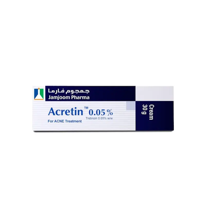 کرم ضد لک و جوش قوی ترتینوئین 0.05 اکرتین جمجوم فارما | Jamjoom Pharma Acretin 0.5% Cream