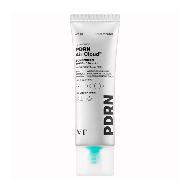 کرم ضد آفتاب آبرسان و سبک ایر کلود PDRN وی تی کازمتیک | VT COSMETICS PDRN Air Cloud Sunscreen