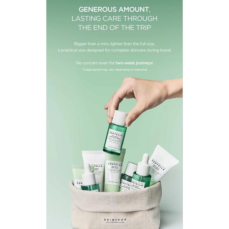 پک مسافرتی ضد جوش تی تریکا اسکین 1004 | SKIN1004 Madagascar Centella Tea-Trica Travel Kit