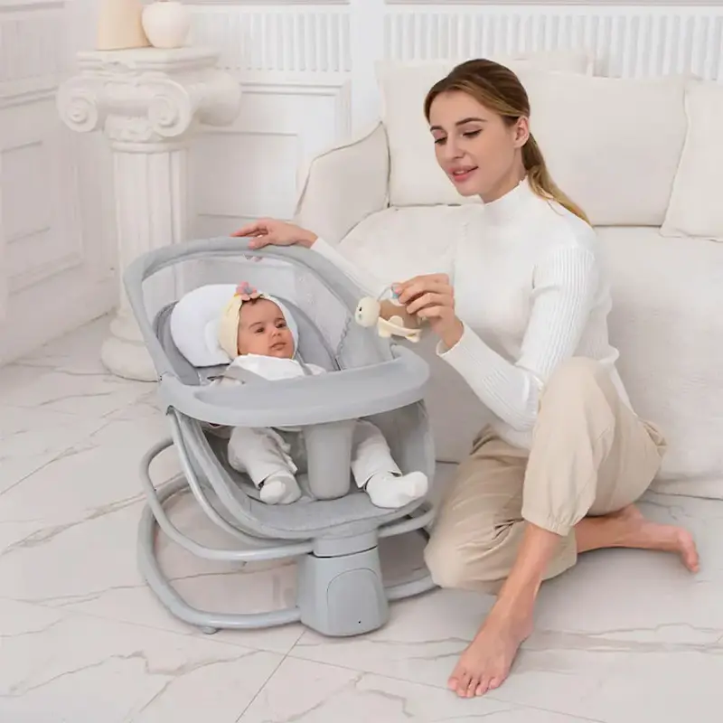 تاب و گهواره برقی 4 کاره  ماستلا (mastela 4in1) سینی دار کد 8081