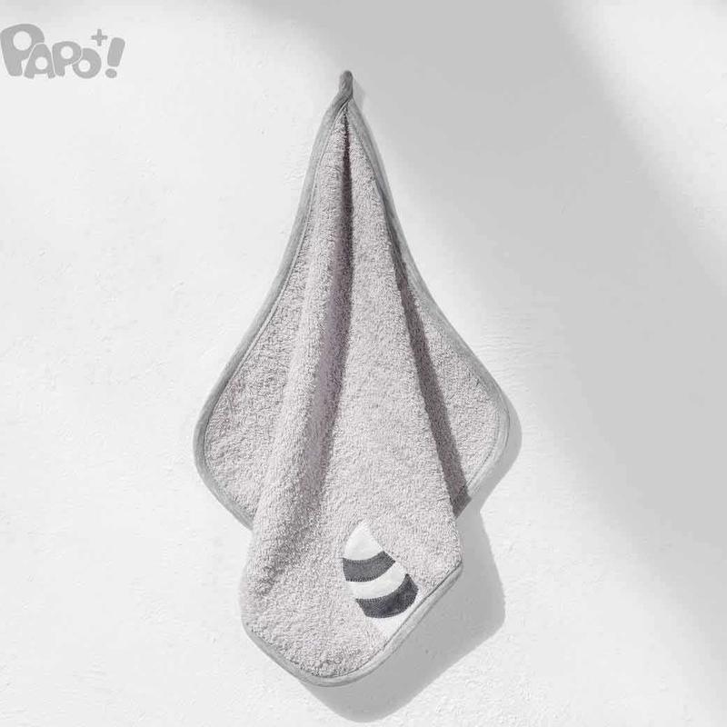 سرویس حوله نوزادی 5 تیکه. برند PAPO طرح راکون
