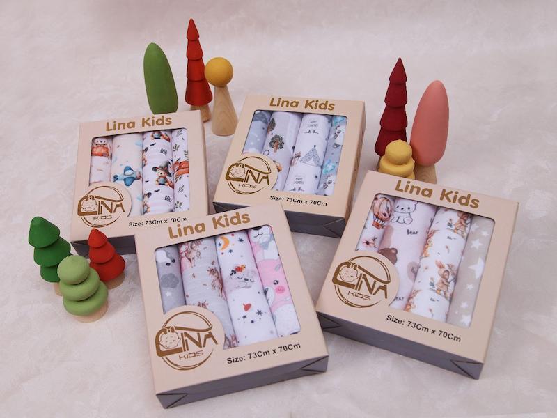 خشک کن 4عددی جعبه ای Lina kids