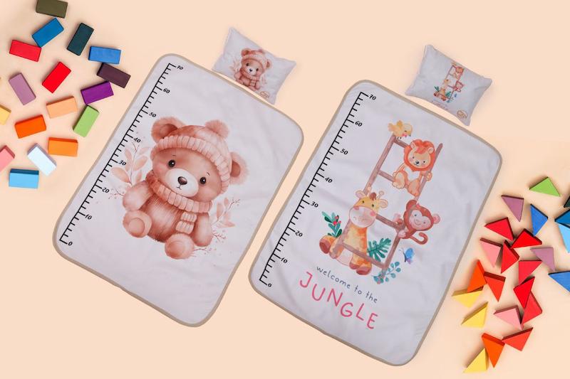زیرانداز بالش دار چاپی Lina kids