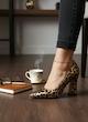 کفش پلنگی ترند Le Scarpe ترکیه مجلسی اصل لژ ۸ سانت
