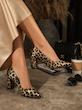 کفش پلنگی ترند Le Scarpe ترکیه مجلسی اصل لژ ۸ سانت