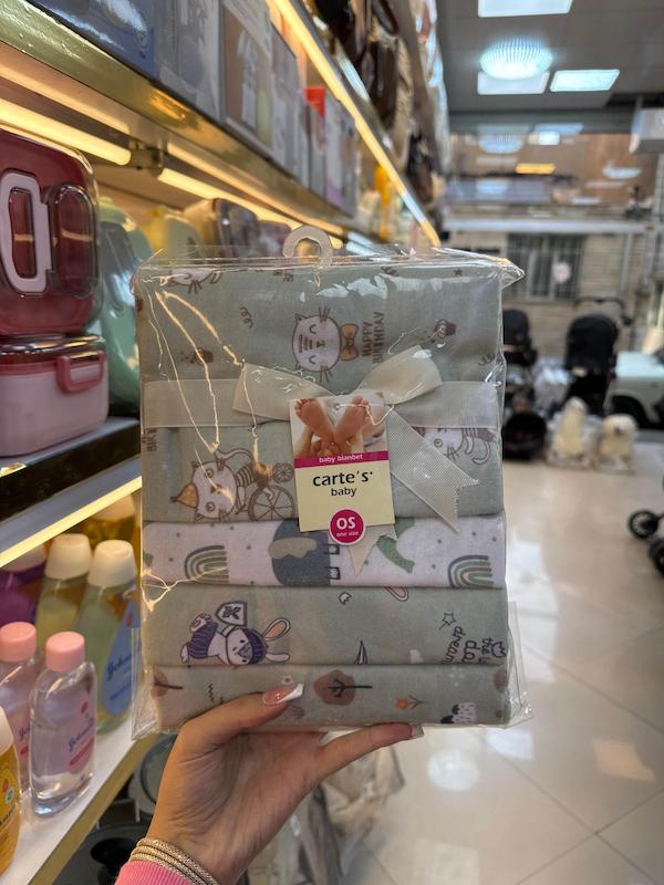 دستمال خشک کن ۴ عددی برند کارترز Carter’s رنگ سبز