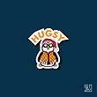 استیکر hugsy