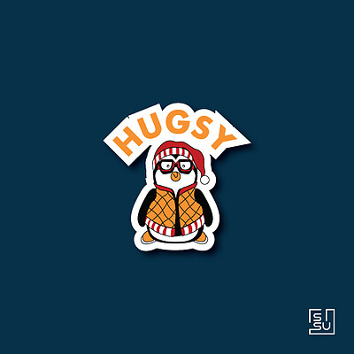 استیکر hugsy