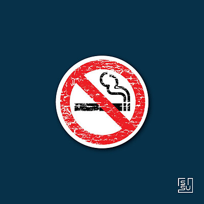 استیکر no smoking