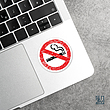 استیکر no smoking