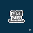 استیکر i`m not weird