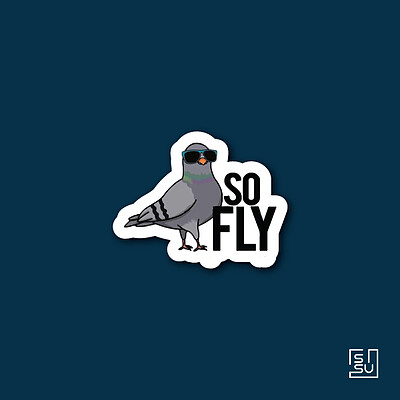 استیکر so fly