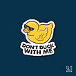 استیکر dont duck with me