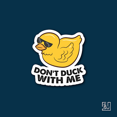 استیکر dont duck with me