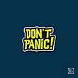 استیکر dont panic