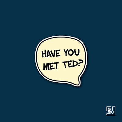 استیکر habe you met ted