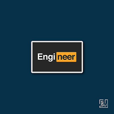 استیکر engineer