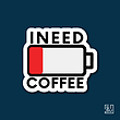 استیکر I Need Coffee