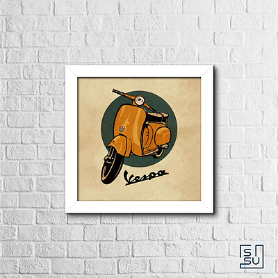 قاب عکس وسپا - Vespa