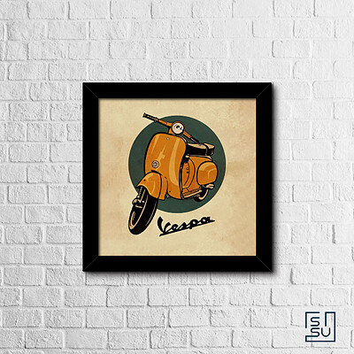 قاب عکس وسپا - Vespa