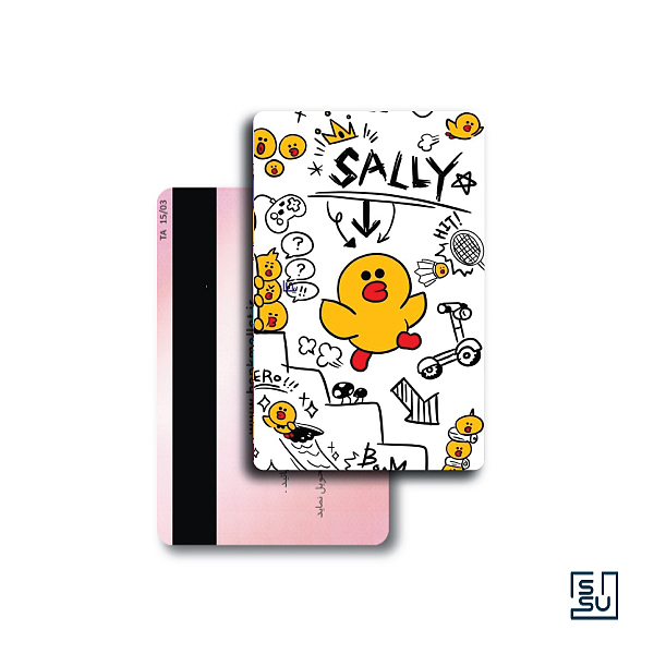 استیکر کارت بانکی sally