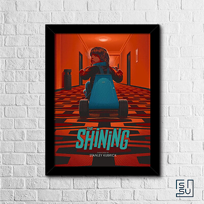 قاب عکس پوستر فیلم درخشش (شاینینگ) - The Shining