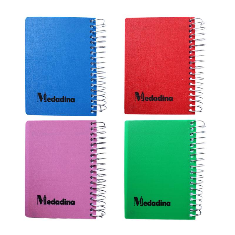 دفتر یادداشت 160برگ سایز 100*80 کد D-48 مدادینا بسته ۱۲تایی
