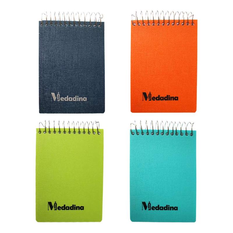 دفتر یادداشت 160برگ سایز ۱۰۰*۸۰ کد D-58 مدادینا