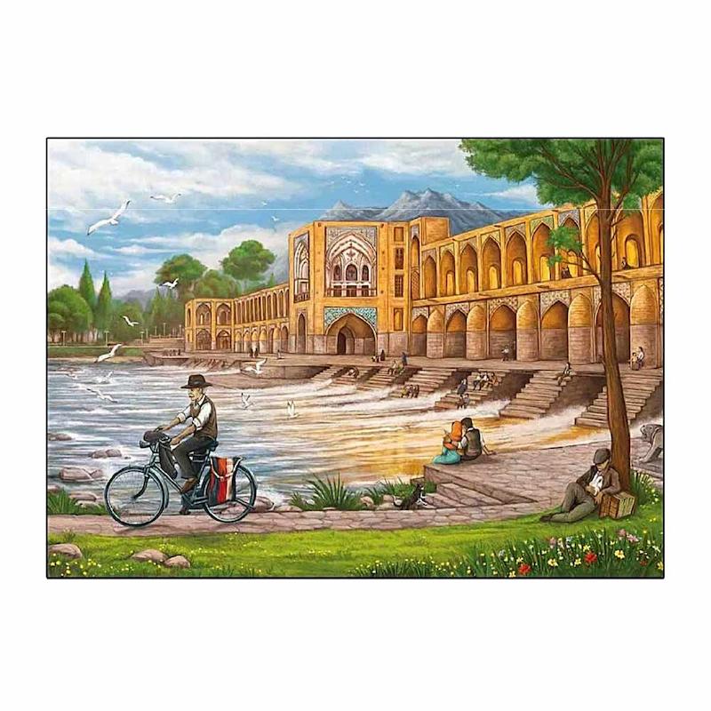 پازل 1000 قطعه پل خواجو اصفهان هفت خان