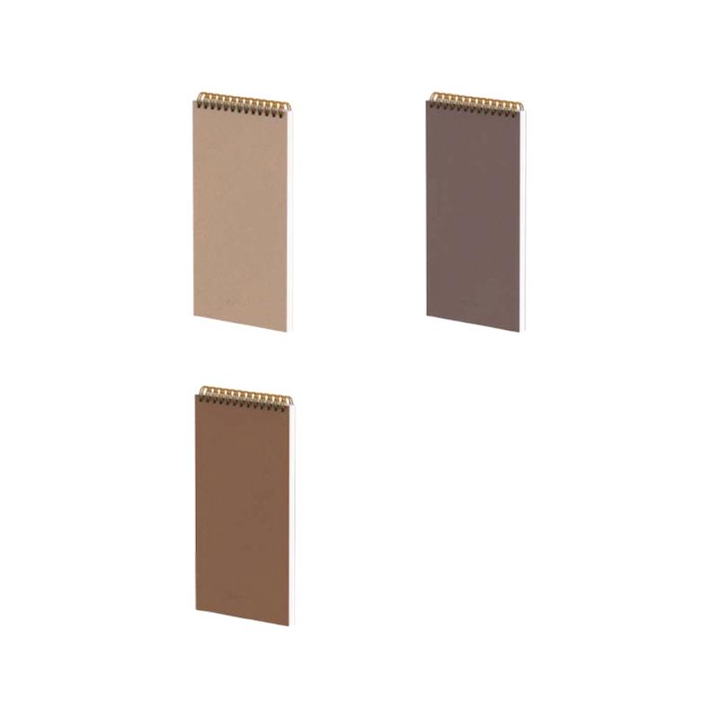 دفتر یادداشت خبرنگاری 70 برگ 120*220 سیمی جلد چرم الیپون کد 277