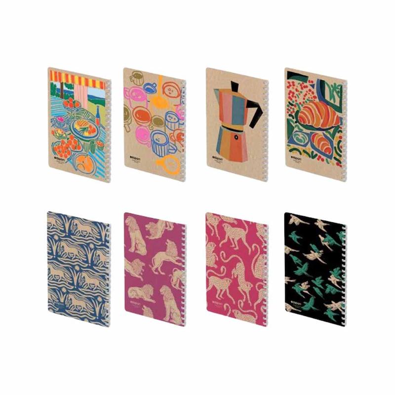 دفتر یادداشت کرافت 100 برگ 140*210 سیمی الیپون کد 275